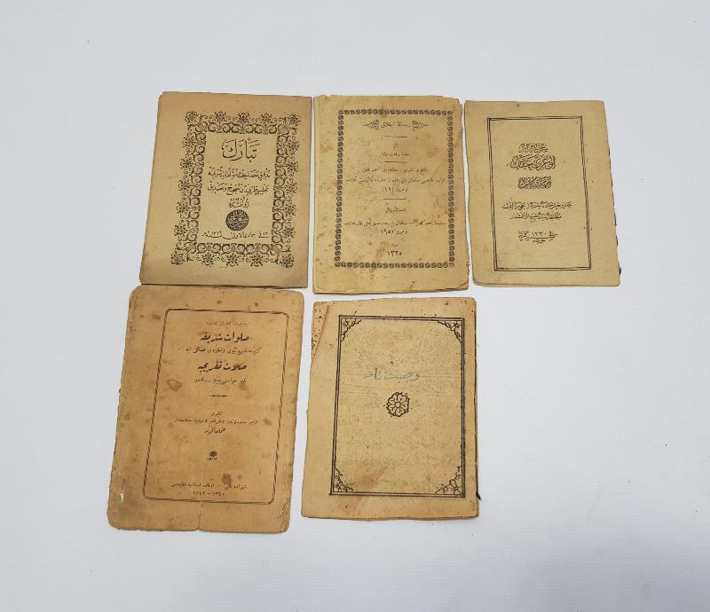 OSMANLI DÖNEMİ 5 ADET DİNİ RİSALE 
