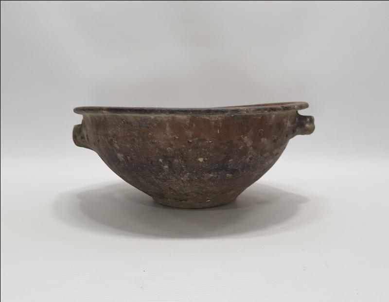 OSMANLI DÖNEMİ ÇANAKKALE SERAMİK MAKARNA SÜZGECİ - ÇOK NADİR