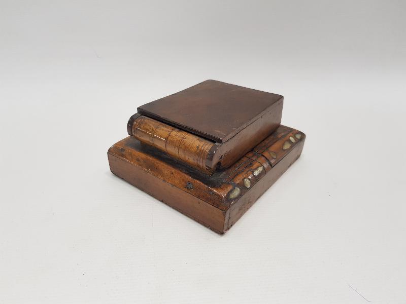 OSMANLI DÖNEMİ SİNOP CEZAEVİ İŞİ ANTİKA AHŞAP SİGARALIK VE KÜL TABLASI 