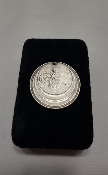 OSMANLI GÜMÜŞ GİRİT MADALYASI 