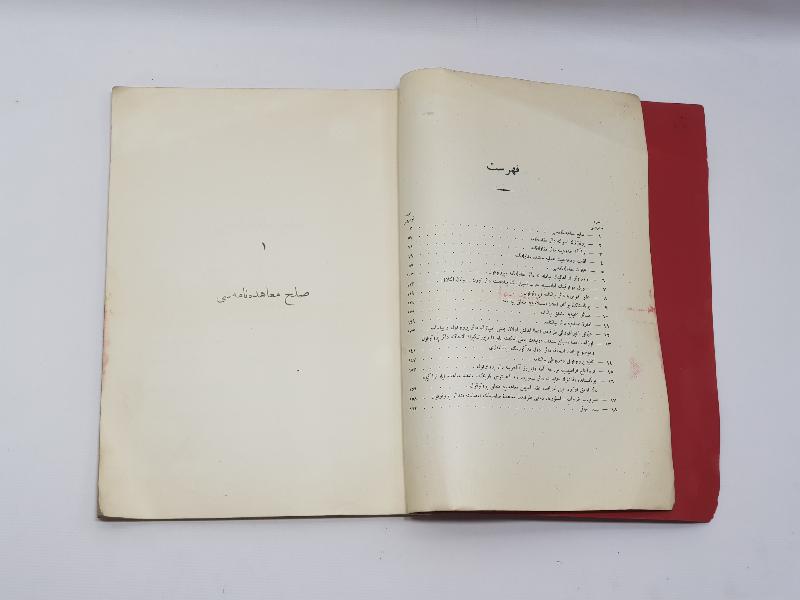 OSMANLICA LOZAN BARIŞ ANLAŞMASI METNİ 