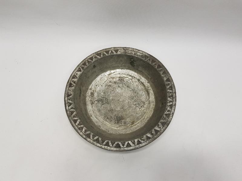 OSMANLICA YAZILI BAKIR TABAK 