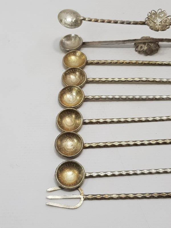 TELKARİ GÜMÜŞ ÇAY KAŞIĞI SETİ 