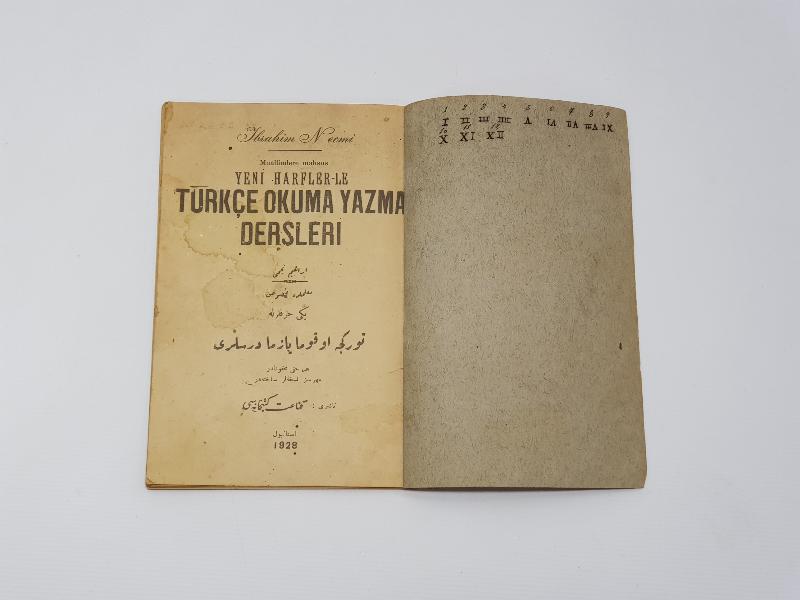 1928 YENİ HARFLERLE TÜRKÇE OKUMA VE YAZMA DERSLERİ 