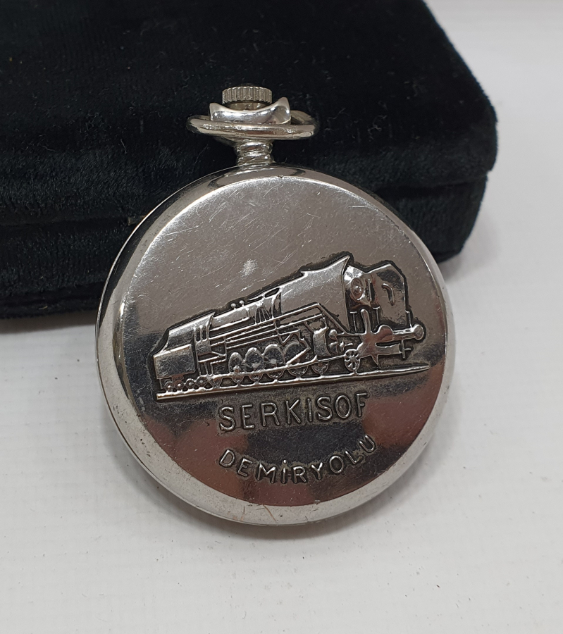 AK PARTİ PROMOSYONU GERÇEK KURMALI ÖZEL YAPIM CEP SAATİ