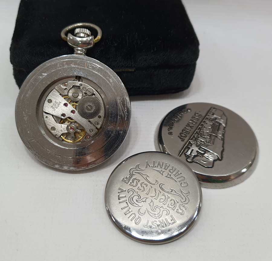 AK PARTİ PROMOSYONU GERÇEK KURMALI ÖZEL YAPIM CEP SAATİ