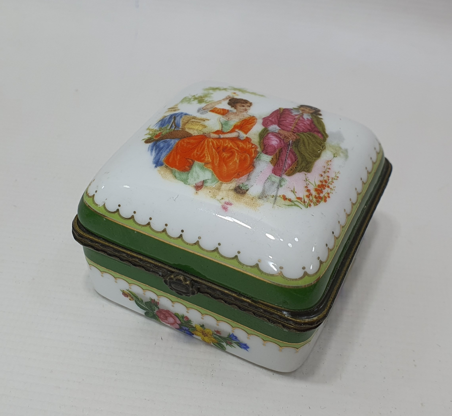 LİMOGES MARKA EL BOYAMA MÜCEVHER KUTUSU