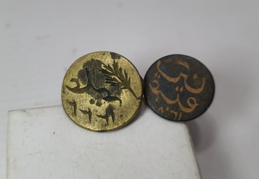 OSMANLI DÖNEMİ 2 ADET ŞAHIS MÜHRÜ