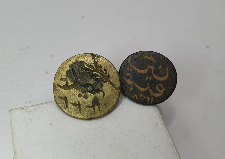 OSMANLI DÖNEMİ 2 ADET ŞAHIS MÜHRÜ