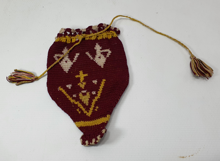 OSMANLI DÖNEMİ ÇOK NADİR RUM İŞİ HAÇLI KESE