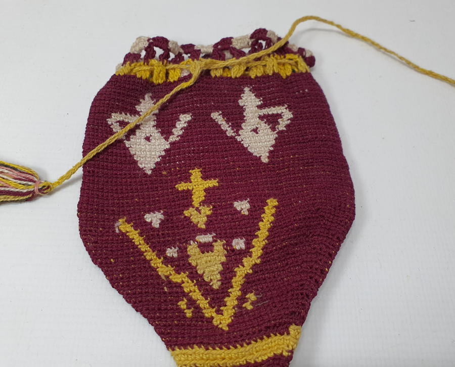 OSMANLI DÖNEMİ ÇOK NADİR RUM İŞİ HAÇLI KESE