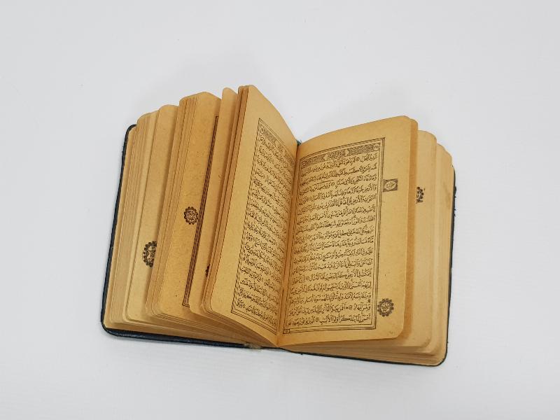 OSMANLI DÖNEMİ HİCRİ 1337 TARİHLİ CEP TİPİ KUR'AN-I KERİM