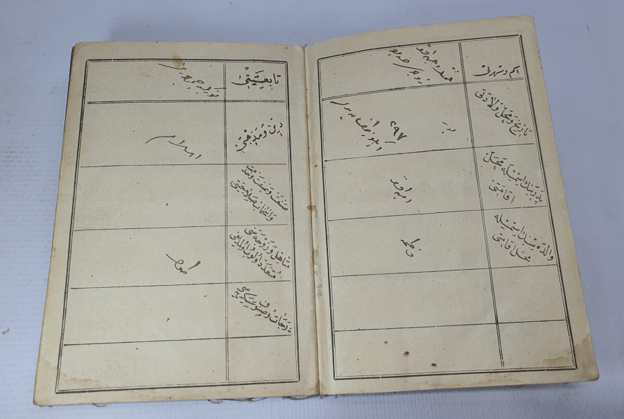 OSMANLICA YAZILI HÜVVİYET CÜZDANI - KİMLİK