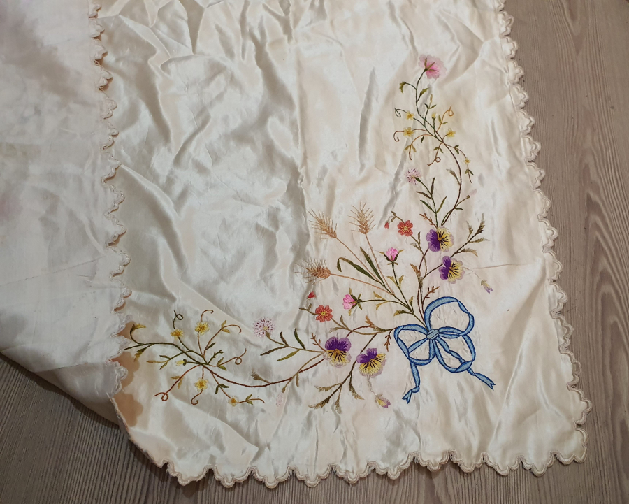 OSMANLI DÖNEMİ İPEK ATLAS BOHÇA