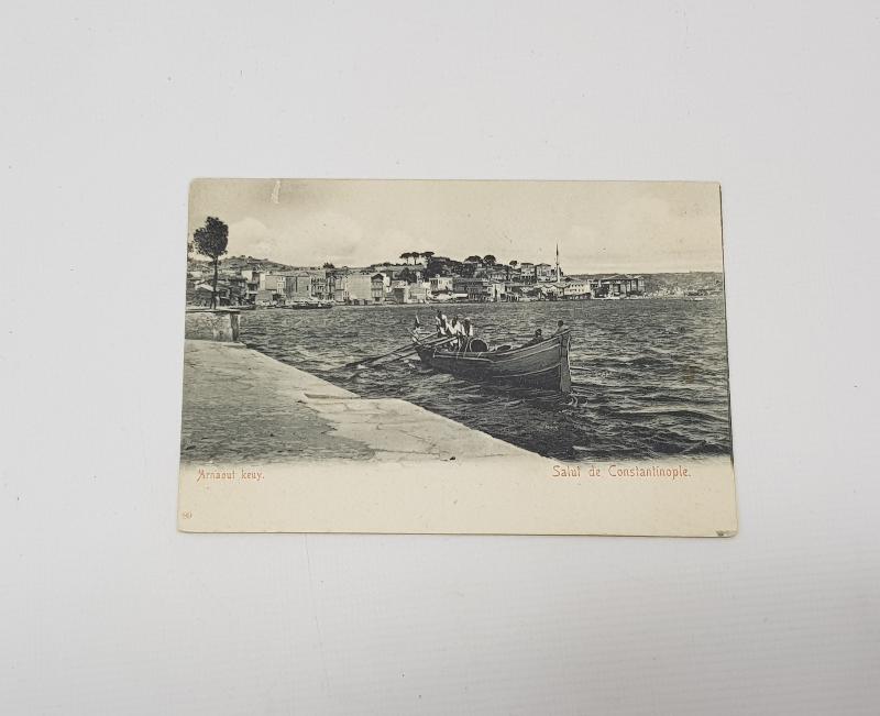 OSMANLI DÖNEMİ KIRK KİLİSE DAMGALI PG ANAVUTKÖY KARTPOSTALI