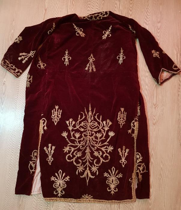 OSMANLI DÖNEMİ SIRMA İŞÇİLİKLİ BİNDALLI ELBİSE