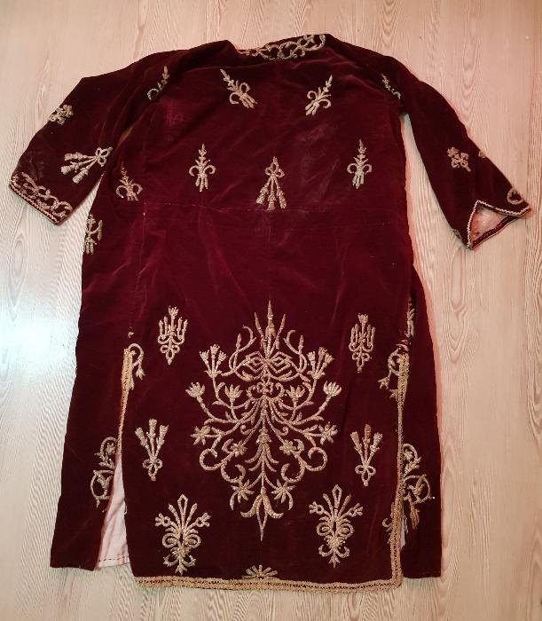 OSMANLI DÖNEMİ SIRMA İŞÇİLİKLİ BİNDALLI ELBİSE