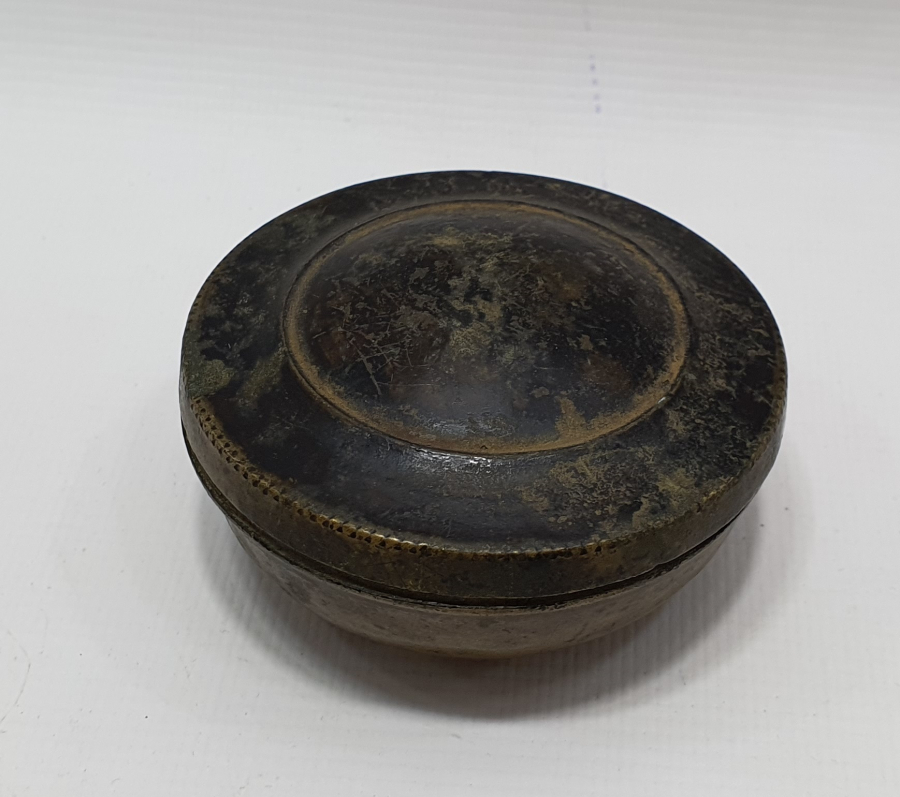 OSMANLI DÖNEMİ SÜLEYMANİYE DAMGALI KAPAKLI BERBER PAMUKLUĞU