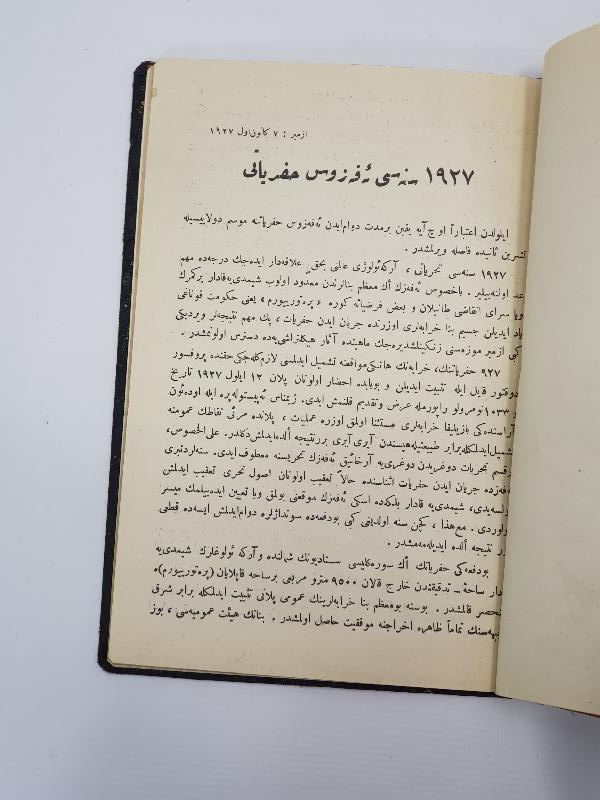 OSMANLICA ARKEOLOJİ KİTABI: 1927 SENESİ EFES HARFİYATI