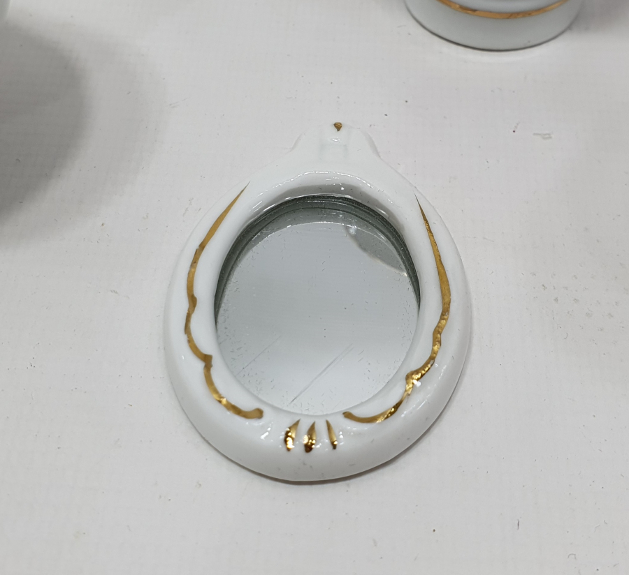 PORSELEN MİNYATÜR İNGİLİZ BANYO SETİ