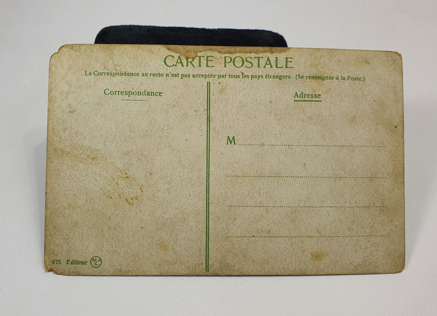 YENİÇERİ AĞASININ YABANCI ERKANI KABULU KONULU OSMANLI DÖNEMİ KARTPOSTAL