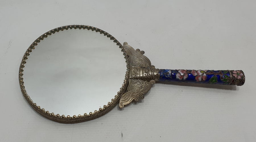 1900 BAŞLARI MİNELİ EL AYNASI