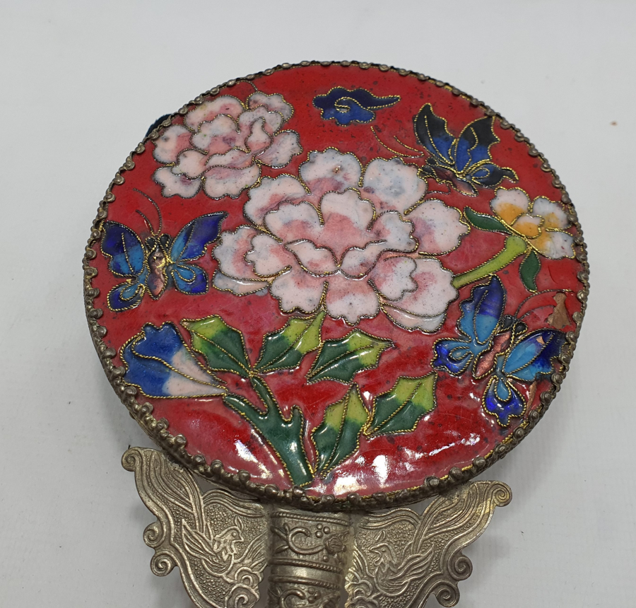 1900 BAŞLARI MİNELİ EL AYNASI