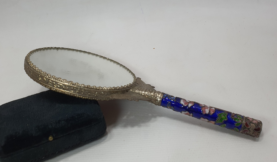 1900 BAŞLARI MİNELİ EL AYNASI