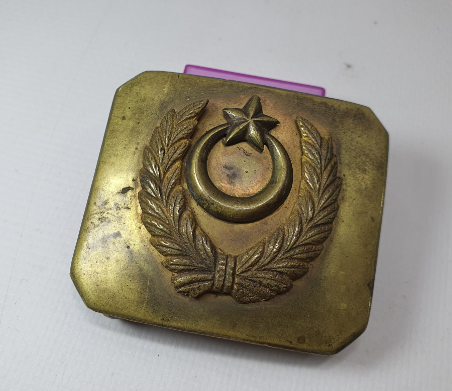 OSMANLI DÖNEMİ ERTUĞRUL ALAYLARI SUBAY KEMER TOKASI