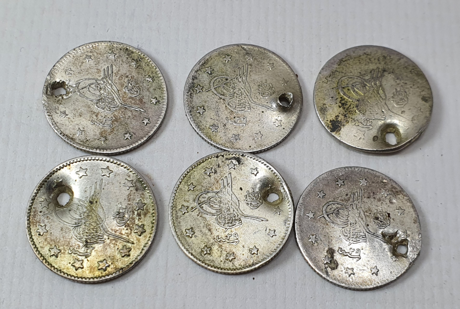 OSMANLI DÖNEMİ GÜMÜŞ 2 KURUŞ PARA LOTU