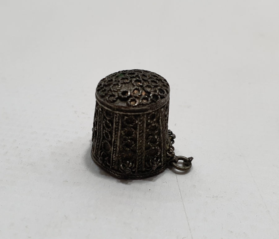 OSMANLI DÖNEMİ GÜVERSE İŞÇİLİKLİ GÜMÜŞ TERZİ YÜKSÜĞÜ