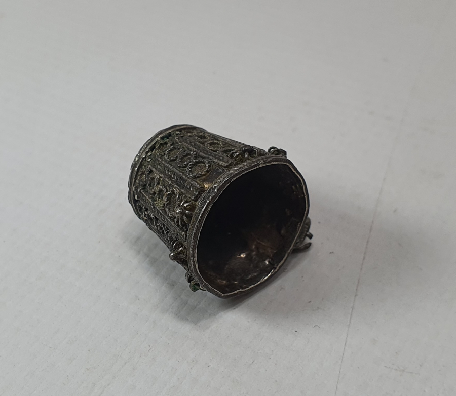 OSMANLI DÖNEMİ GÜVERSE İŞÇİLİKLİ GÜMÜŞ TERZİ YÜKSÜĞÜ