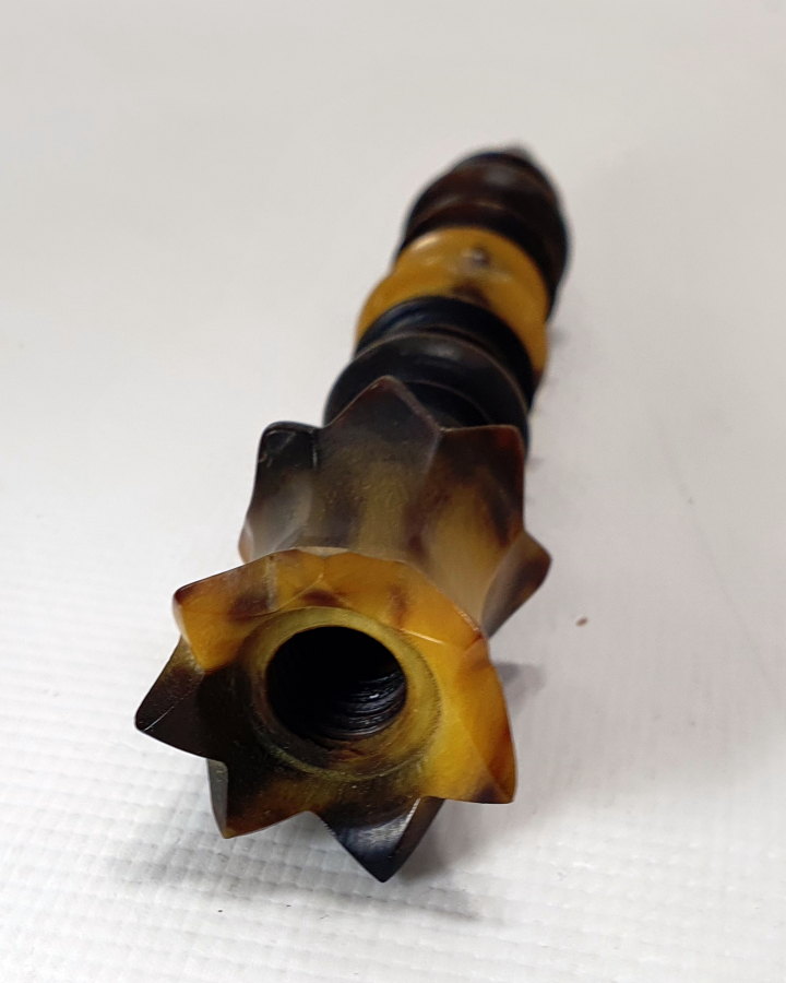 OSMANLI DÖNEMİ LALE FORMUNDA BOYNUZDAN MAMUL SİGARA AĞIZLIĞI