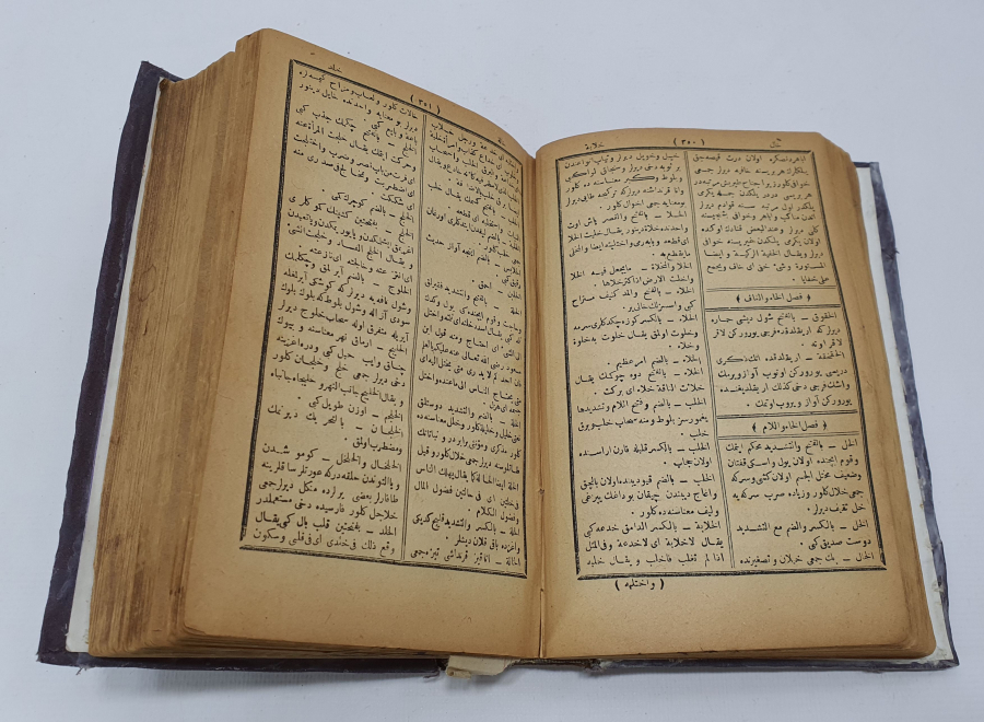 OSMANLI DÖNEMİ NADİR FORMDA SÖZLÜK