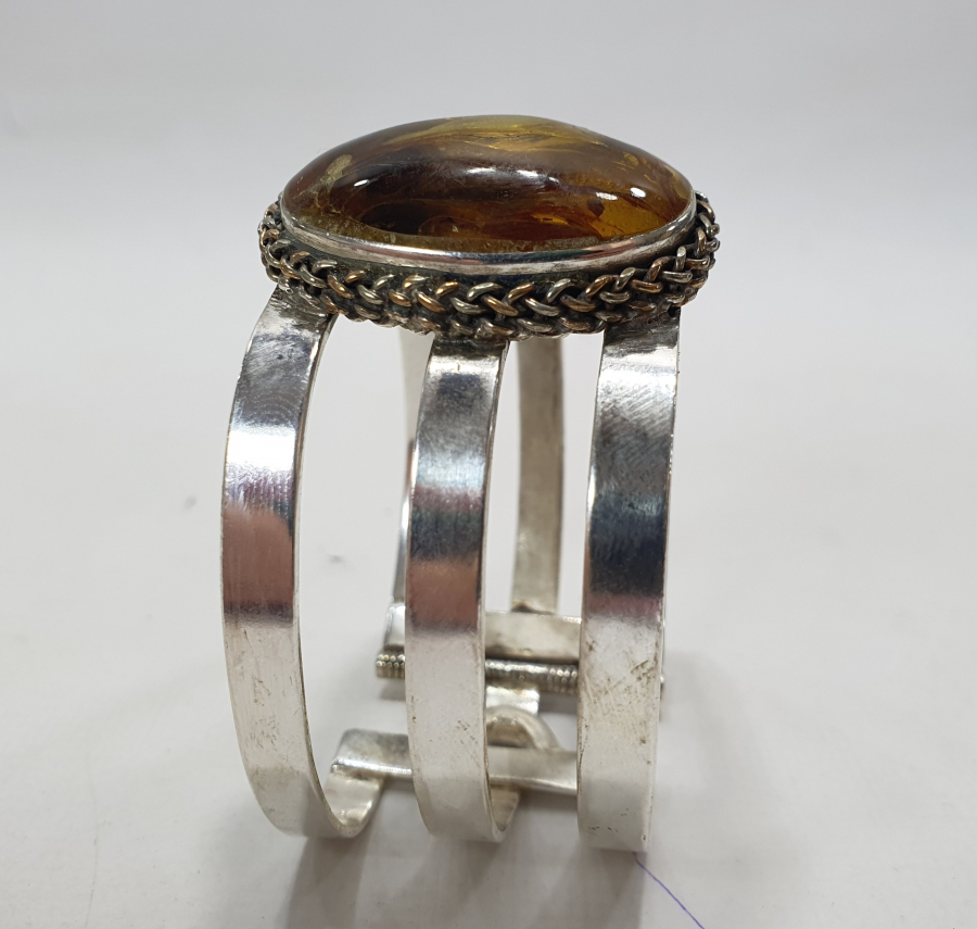 ÖZEL YAPIM KEHRİBAR TAŞLI BİLEKLİK