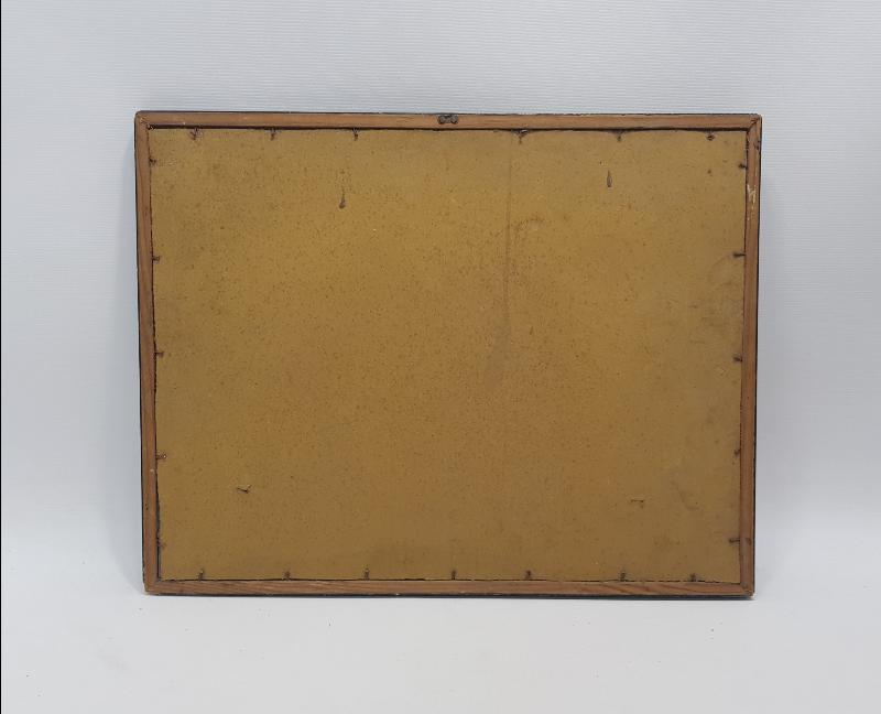 CONSTANTINOPLE: OSMANLICA YAZILI AYASOFYA CAMİİ İÇİ GÖRSELLİ DUVAR PANOSU 