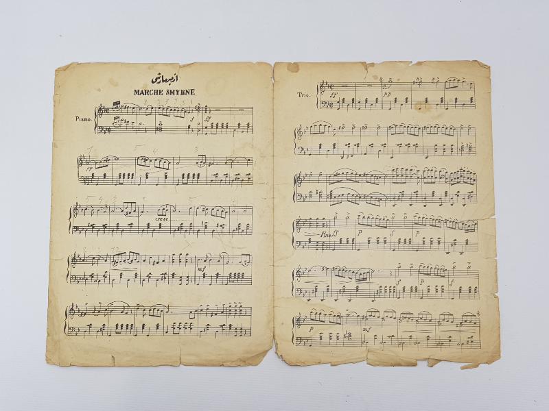 OSMNALICA İZMİR MARŞI NOTA DEFTERİ 