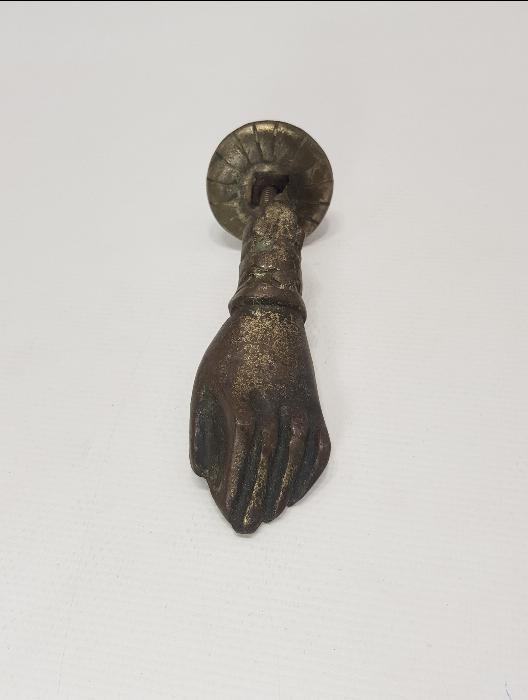 OSMANLI DÖNEMİ BRONZ HANIMELİ KAPI TOKMAĞI 