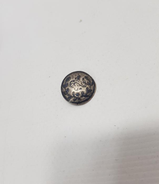 OSMANLI TUĞRALI GÜMÜŞ DÜĞME