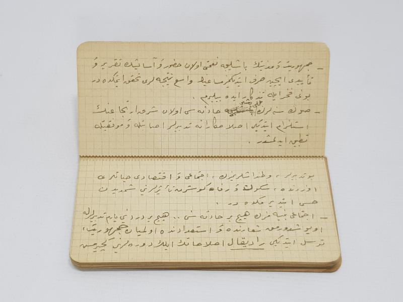 1926 ATATÜRK'ÜN MECLİS AÇILIŞ KONUŞMASI OSMANLICA EL YAZMA TIPKI BASIMI