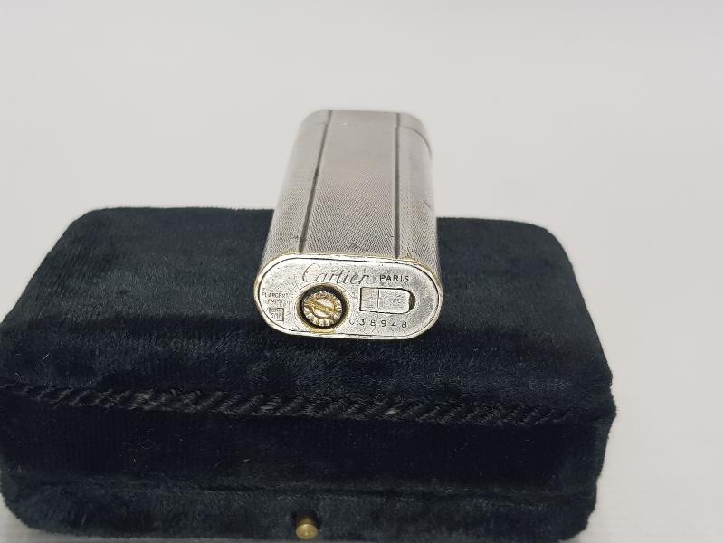 GÜMÜŞ KAPLAMA CARTIER ÇAKMAK