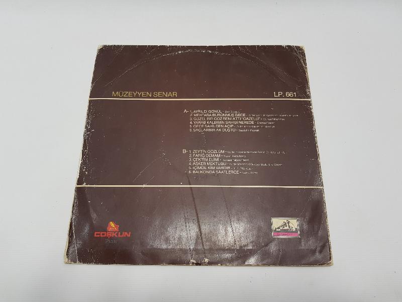 MÜZEYYEN SENAR LONGPLAY 33 DEVİR PLAK 