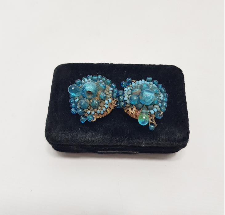 OPAL BONCUK İŞİ BİR ÇİFT KÜPE