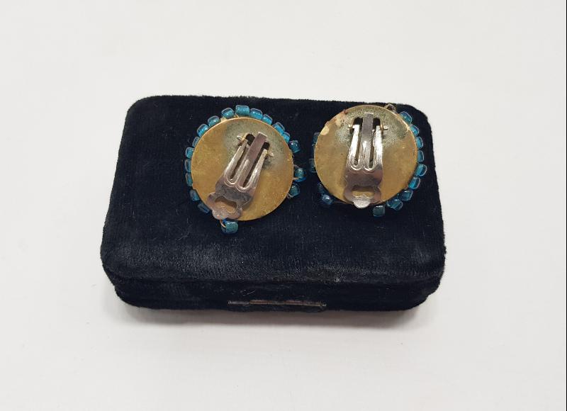 OPAL BONCUK İŞİ BİR ÇİFT KÜPE