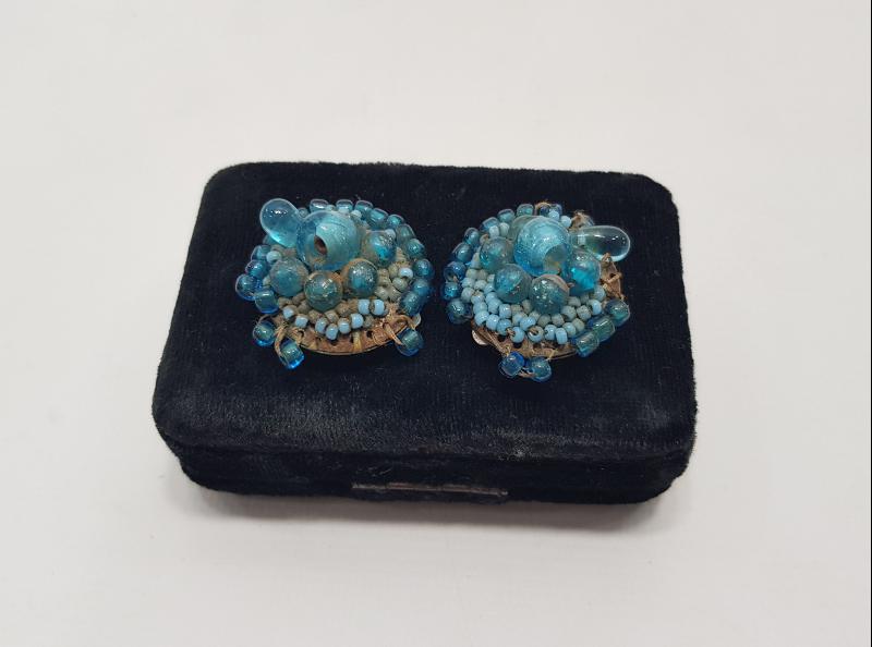 OPAL BONCUK İŞİ BİR ÇİFT KÜPE