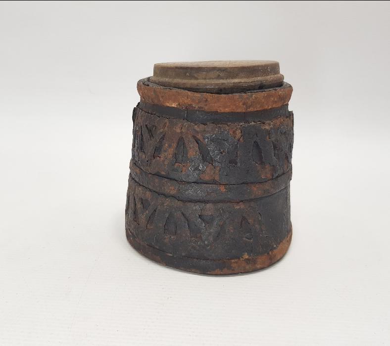 OSMANLI DÖNEMİ AYKIRI FORMDA AHŞAP TESBİH KUTUSU 