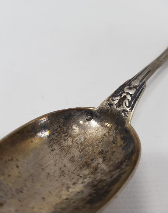 OSMANLI DÖNEMİ TUĞRA VE SAH DAMGALI GÜMÜŞ KAŞIK