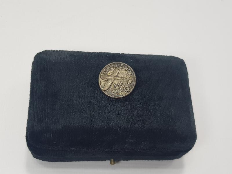 1. DÜNYA SAVAŞI FRANSIZ HAVACI SUBAY ROZETİ 