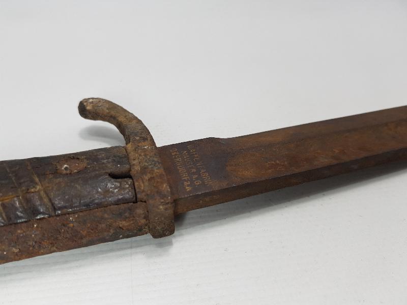 1. DÜNYA SAVAŞI OSMANLI SUBAY MAVZER SÜNGÜSÜ