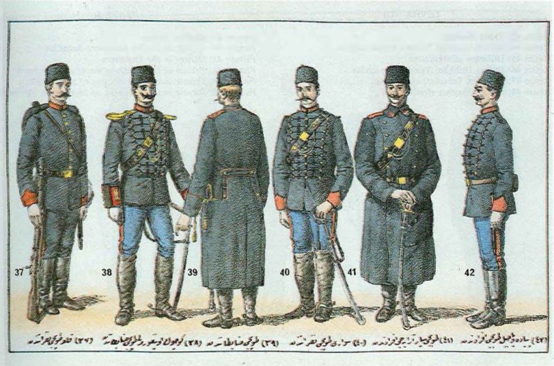 1. DÜNYA SAVAŞI OSMANLI TOPÇU ASKER ELBİSESİ 